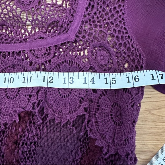 🥳 * CLEARANCE * FREE PEOPLE Gorgeous Boho Dress with Bell Sleeves - Picture 10 of 16